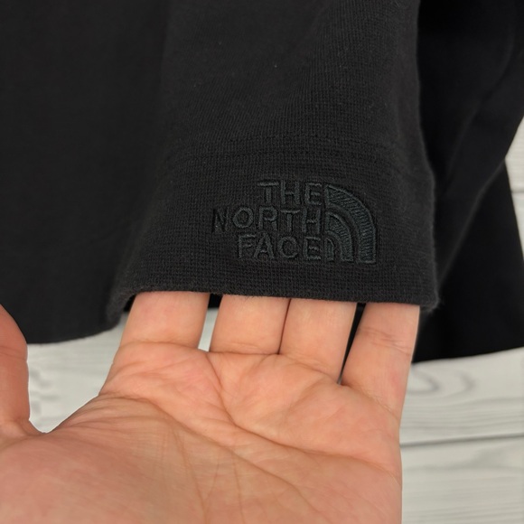 The North Face Black Outerlands Funnel Neck Waffle Knit Shirt Large - Picture 4 of 9